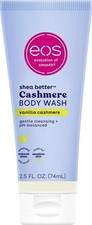 eos Travel Vanilla Cashmere Body Wash- Mini Size, Toiletries, 2.5 fl oz