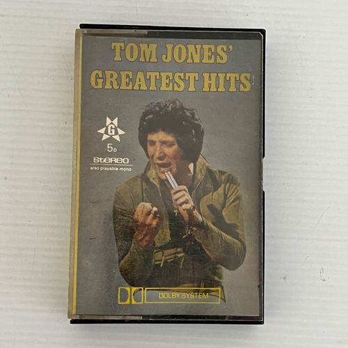 Tom Jone's Greatest Hits Cassette Tape Vintage 1967
