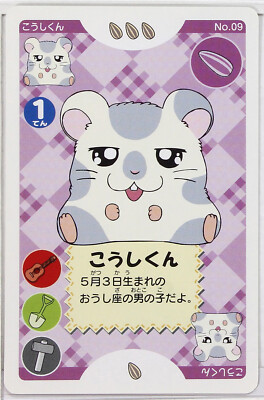 Hamtaro Little Hamster Tarot Card Size Japanese Anime No.067 F/S