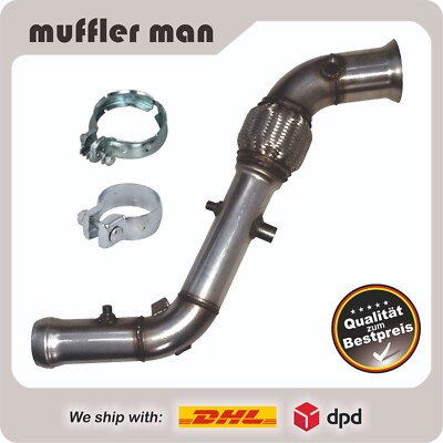 Downpipe  Mercedes C180 C200 CDI W204 2009-2014 Inox mit Schellen
