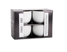 15237 Fiddle And Fern Round Bowl Mini Taster Set Of 4 3inch Long