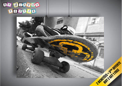Skateboard Sport Street Poster