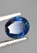 Saphir bleu intense 0,85ct unbeheizt dunkelblau Madagaskar Saphir natur