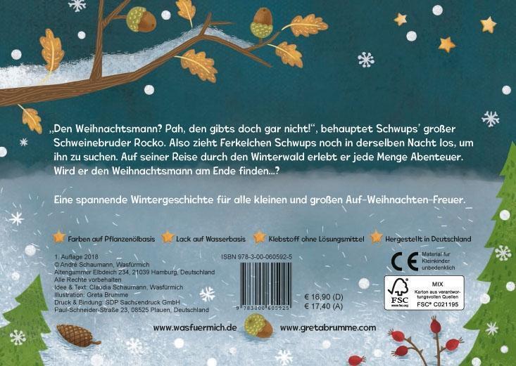Thumbnail - Schwups Sucht Den Weihnachtsmann | Claudia Schaumann | Deutsch | Buch