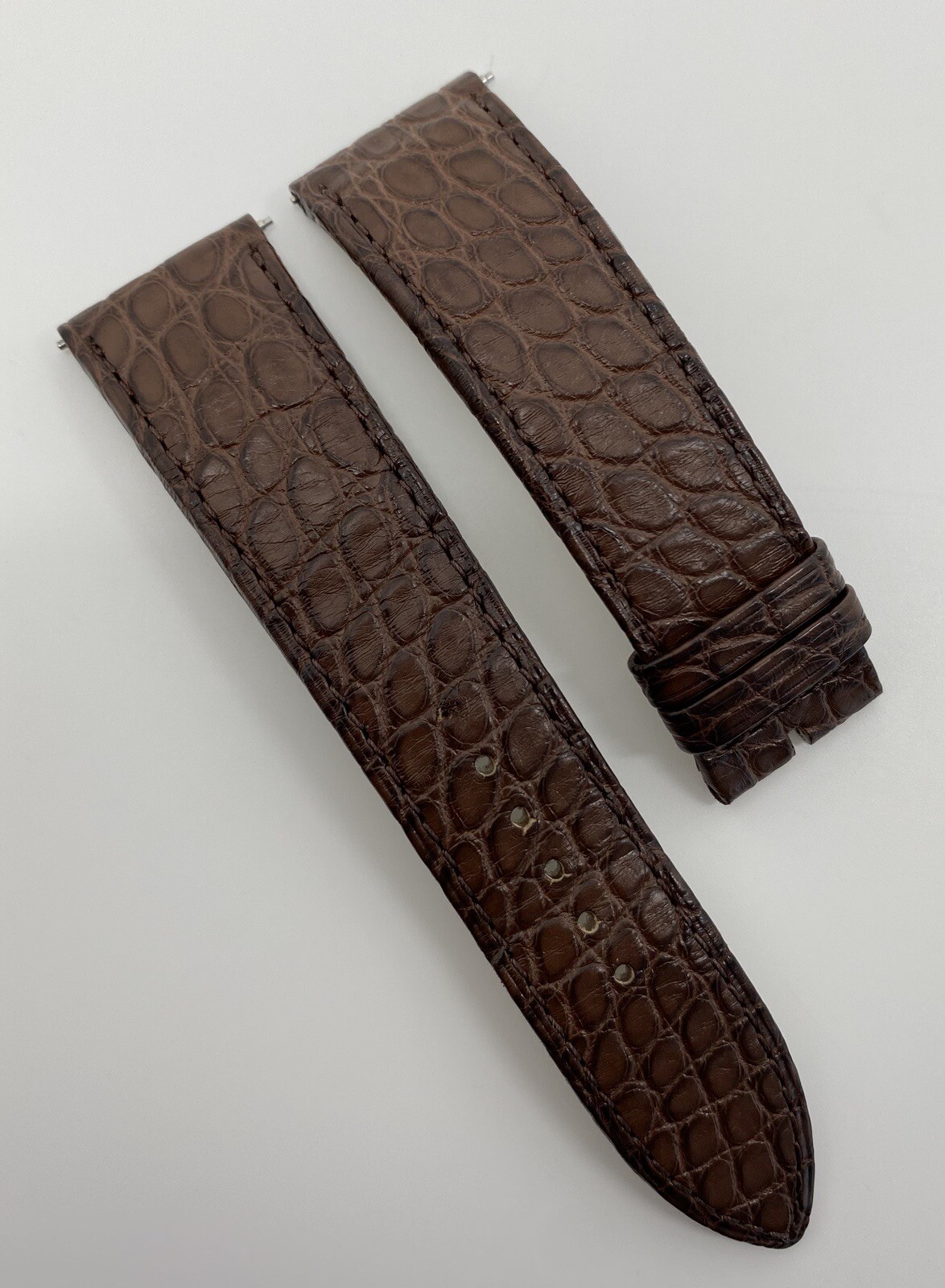 Authentic Jaeger LeCoultre 22mm x 20mm Brown Alligator Watch Strap Band