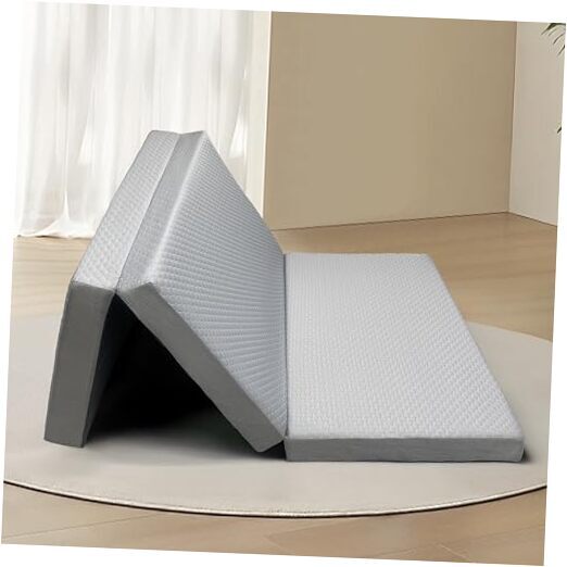 Foldable Memory Foam Mattress Pad,Portable Sleeping Mattress for