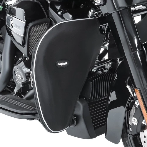 Crash bar soft lowers for Harley Road King 94-23 blk Craftride