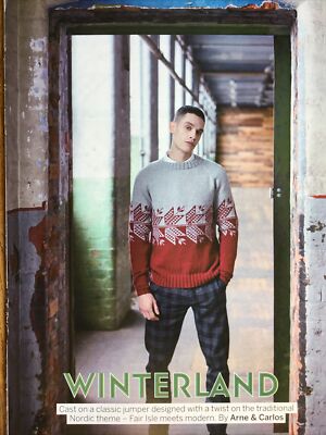 MANS NORDIC FAIR ISLE PULLOVER STRICKANLEITUNG (siehe Hinweise)