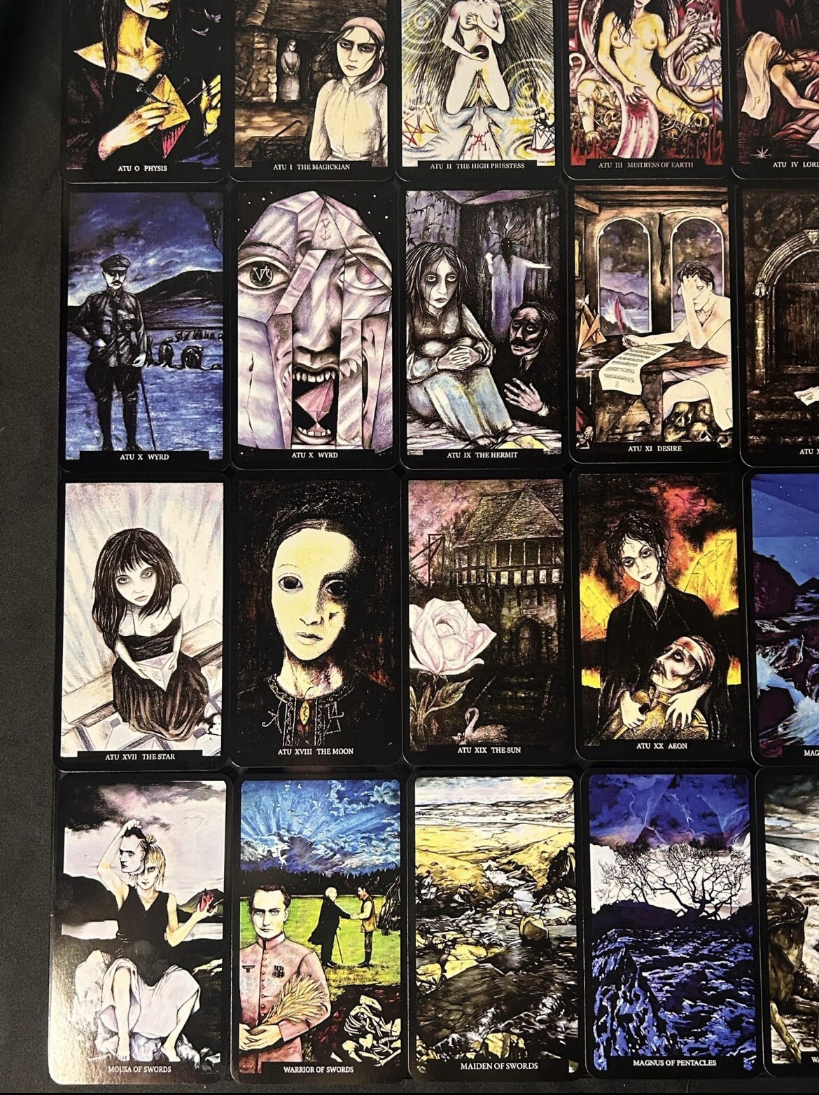 Christos Beest シニスタータロットフルカードデッキ