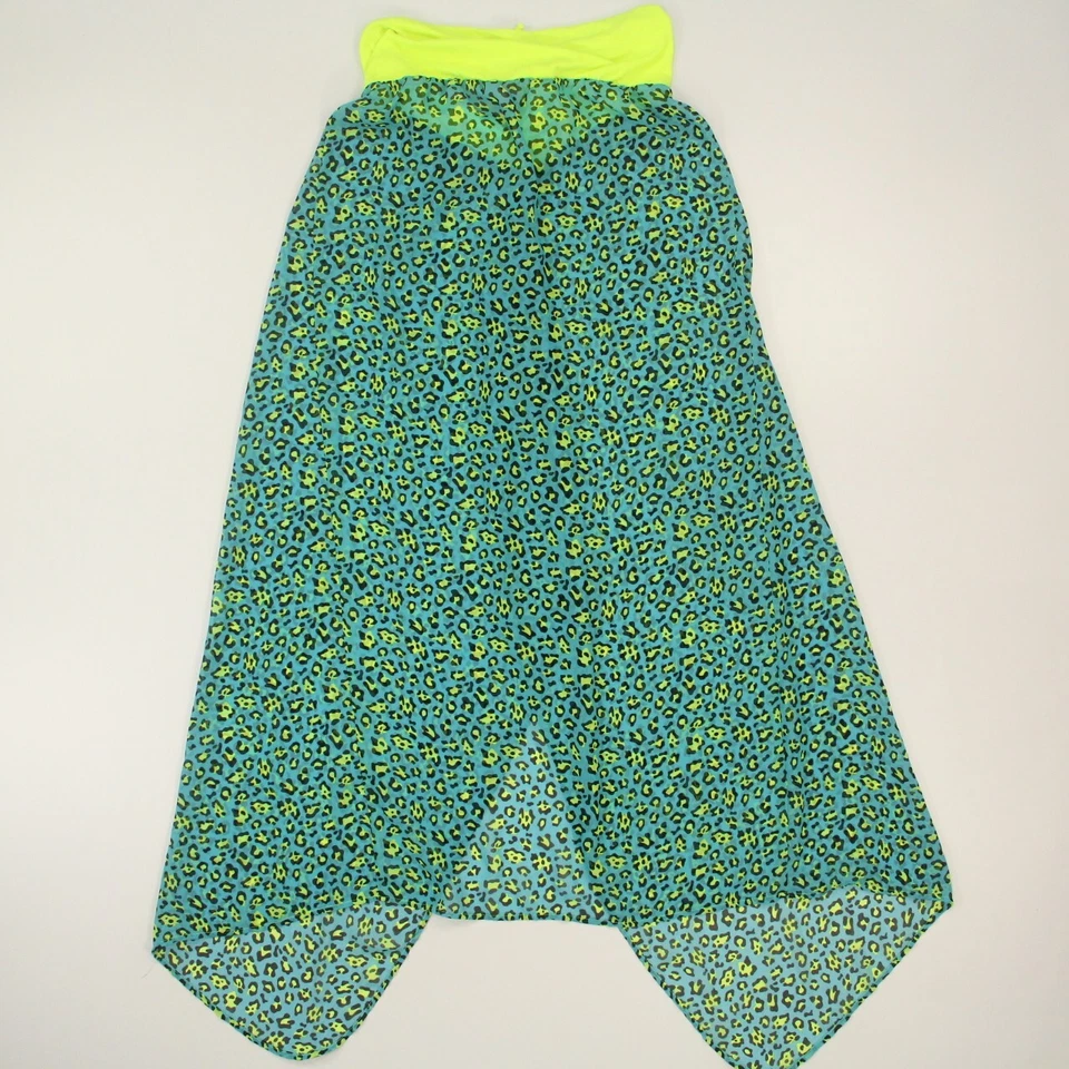 Vestido falda encubierta playa Bongo para mujer talla grande estampado animal neón Foto 2 de 4