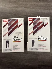 Helly Hansen Men's Lifa Merino Base Layer Regular Navy Pant Size 2XL x 2