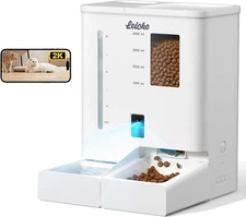 Automatic Cat Feeder with Camera,5G/2.4G Wifi Pet Feeder,2K HD Video and Night V