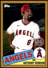 Anthony Rendon 2020 Topps 1985 35th Anniversary Series 2 5x7 Gold #85TB-1 /10 An