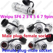 WEIPU SF12 2-9Pin Panel Mount Aviation Connector,Waterproof Wire Cable Connector