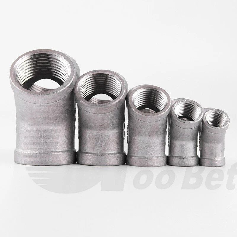Stainless Steel Y-piece Tee Splitter Connector 1/4"-2" BSP Thread Pipe Fittings - Image 4 of 4