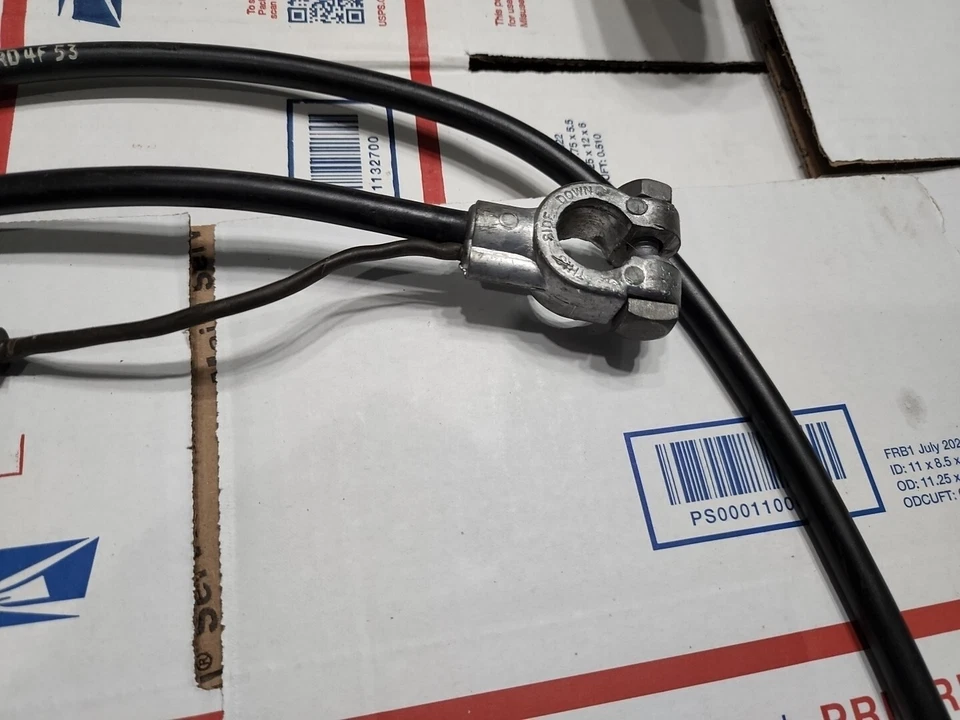 NOS GM Delco Packard 53" Battery Cable With Fusible Link # 4F53 Chevy Pontiac OE - Image 3 of 4
