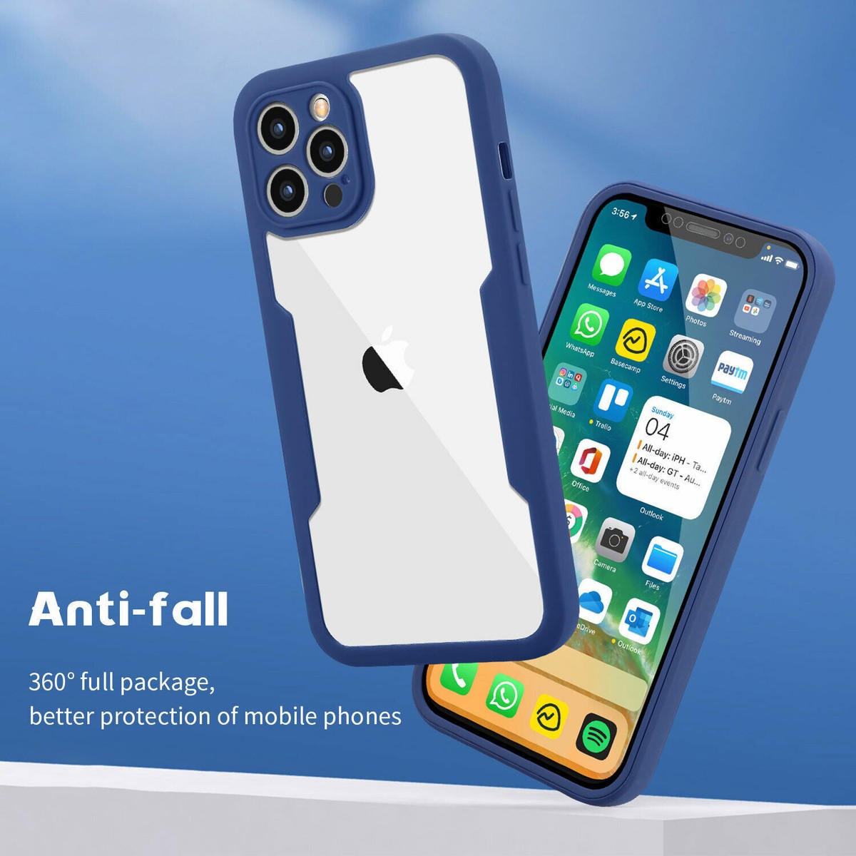 Custodia Iphone 16 LIUKM Trasparente - Cover 360° Protezione Schermo TPU E PC Custodia Trasparente Sottile - Foto 7