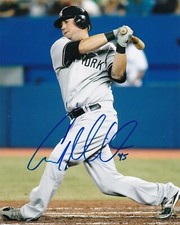 CASEY MCGEHEE   NEW YORK YANKEES   ACTION SIGNED 8x10