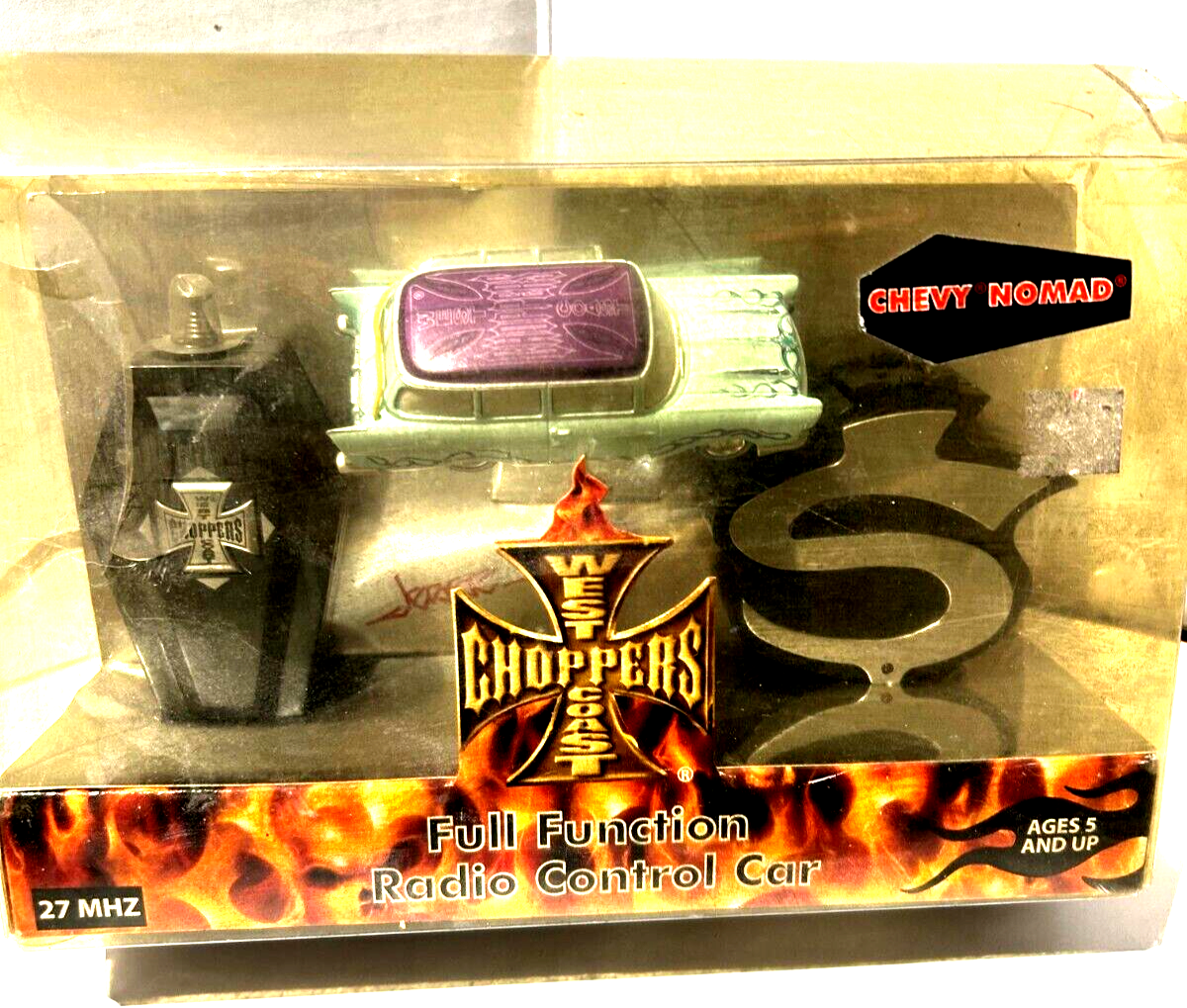 Jesse James West Coast Choppers Radio Control Car Chevy Nomad Sealed Orig Packag