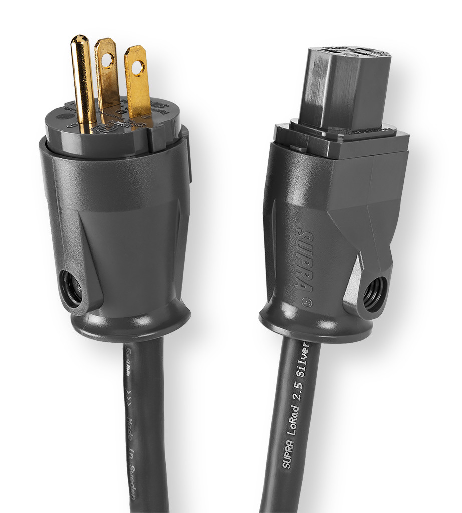 SUPRA LoRad SPC Power Cable 5-meter - HI FI CHOICE 5-STAR RATED