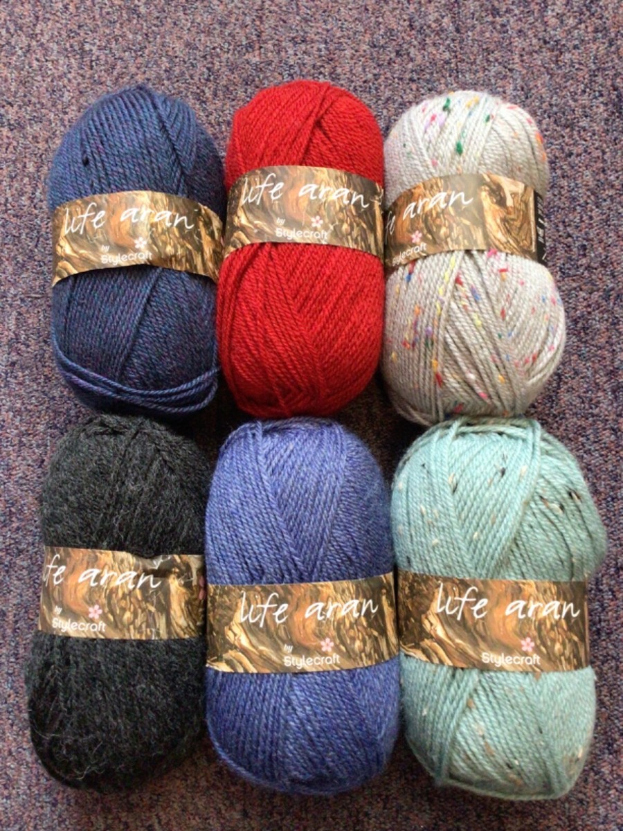 100g Stylecraft Life Aran Yarn/Wool for Knitting/Crochet UK