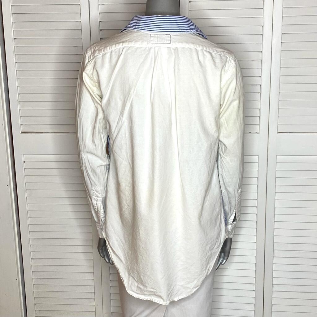 Current/Elliott The Clean Prep School Striped Blu… - image 6