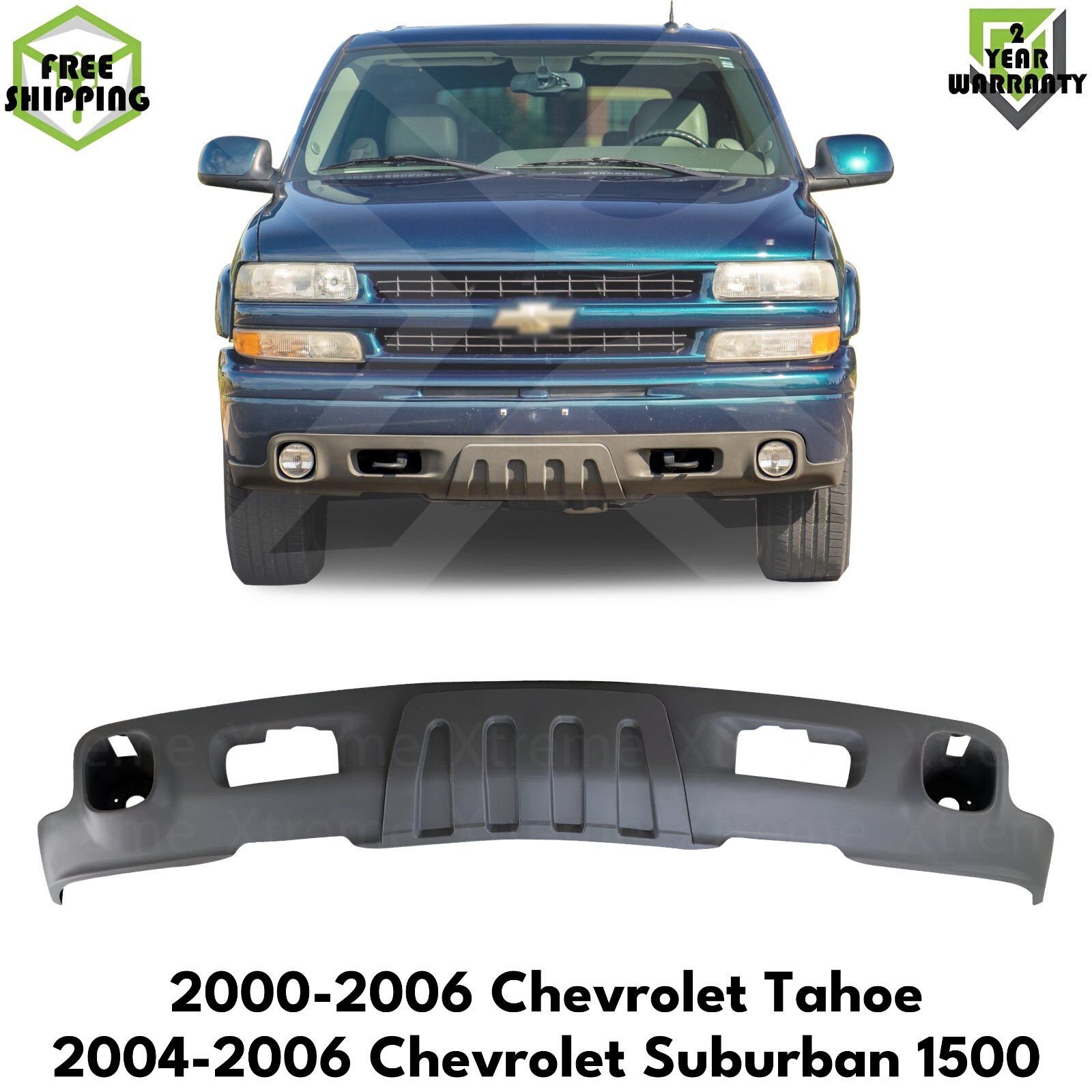 Front Lower Valance Textured For 2000-2006 Chevrolet Tahoe 2004-06 ...