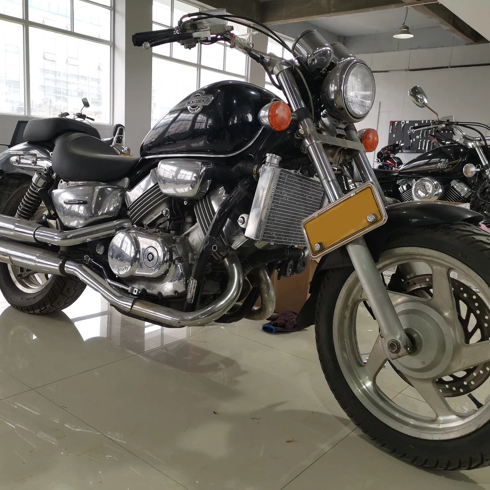 Radiador de alumínio 22mm para motor Honda VF 70C Magna 750 VF750C 1994 95 96-2003 - Imagem 2 de 4