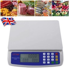 66Lbs Digital Weight Scale Price Computing Retail Food Meat Scales Count Scale