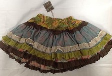 NWT MATILDA JANE You Me Ava tutu skirt blue green brown tulle twirl raven 8