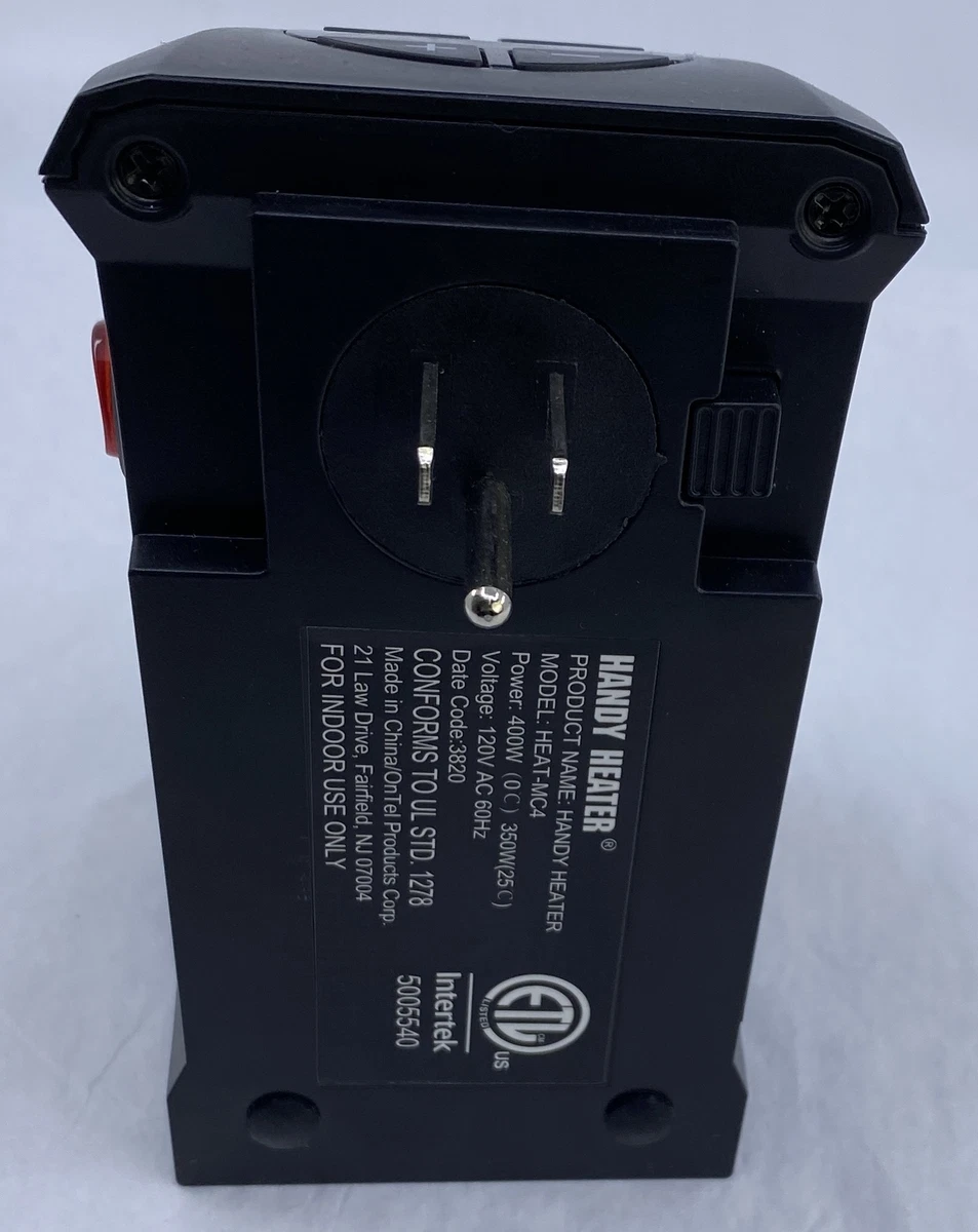 Intertek Handy Heater HEAT-MC4 Wall Plug-In Heater | eBay