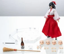 Exorcism Shrine Maiden Tsubaki 6.1in 1/12 Action Figure PA005 pocket art HASUKI