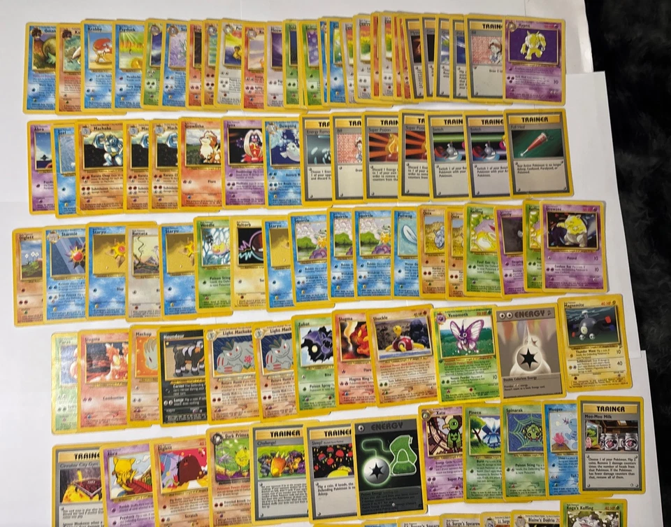 🔥145x Holo Rare Vintage WOTC Pokemon Card Lot+Binder 1st Shadowless Base Rocket - Image 4 of 4