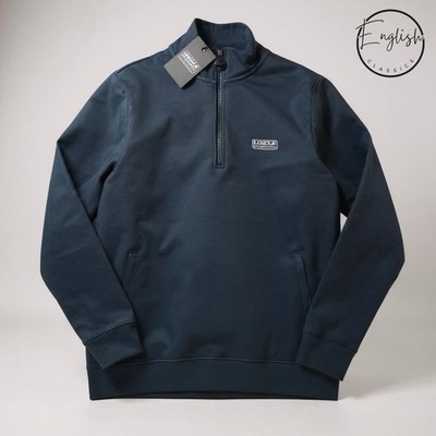 Barbour International Essential Half Zip Men s Large Navy
