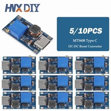 MT3608 DC-DC Boost Converter Module Type-C Micro USB – 28V 2A, 5 10pcs