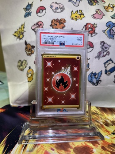 Fire Energy graded PSA 9 for sale on eBay