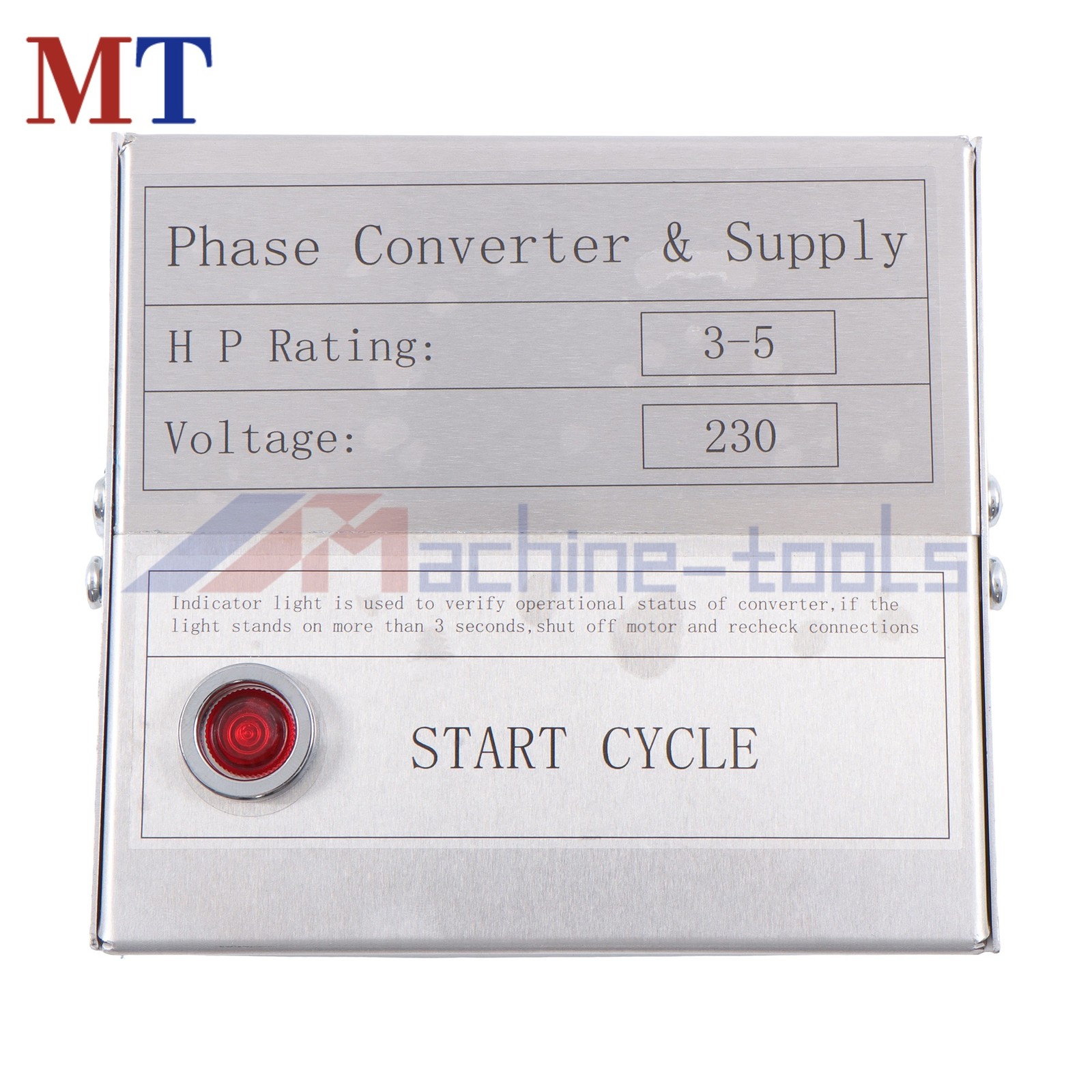 Static Phase Converter SCM05 Digital Static Phase Converter HD 3-5 HP 230 Volts