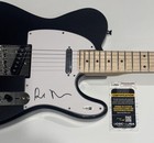 DAVID BYRNE SIGNED CUSTOM THE TALKING HEADS REMAIN IN LIGHT GUITAR JSA COA — photo 2