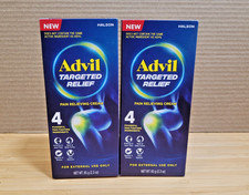 2x Advil Targeted Relief Pain Relieving Cream 2.3oz ea. BB: 07/2026 New  Sealed