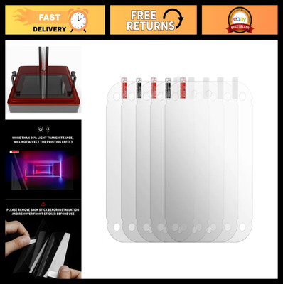 5PCS Screen Protector Film for 6.6'' 4K Resin 3D Printers - Mono 2 Compatible