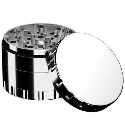 Edelstahl Grinder JCASE Crusher | 4-teilig | Stahl Kräutermühle | Ø 63 mm