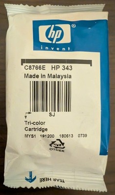Original HP 343 C8766EE Farbpatrone Tri-Color Druckerpatrone Neu OVP