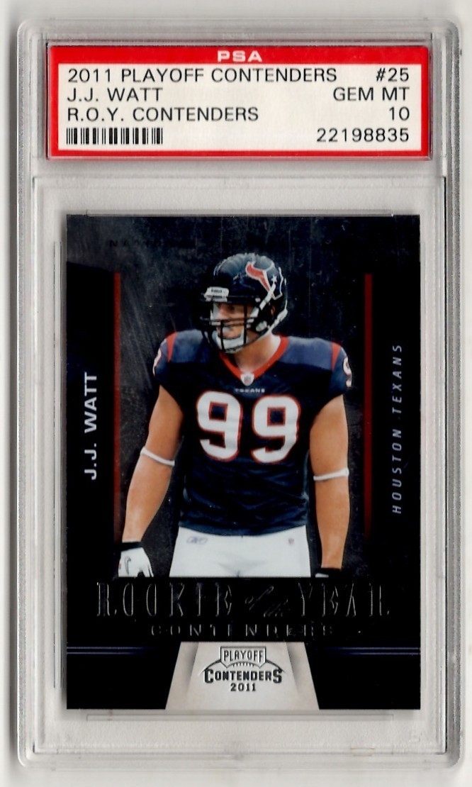 JJ Watt Playoff Contenders Rookie of the Year Contenders #25 Base