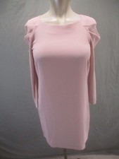 Zara Size XS Womens Pink Long Sleeve Buttons Stretch Elegant Bodycon Dress 155