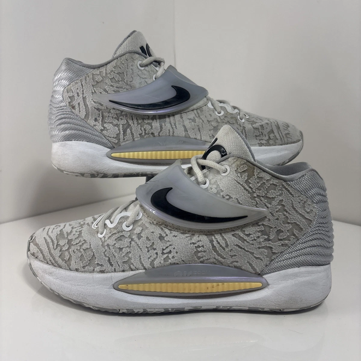 Nike KD14 XIV Basketball Shoes‎ Gray Gold Kevin Durant Sneakers Size 7.5 Nike Mens KD14 Shoes  main image 3