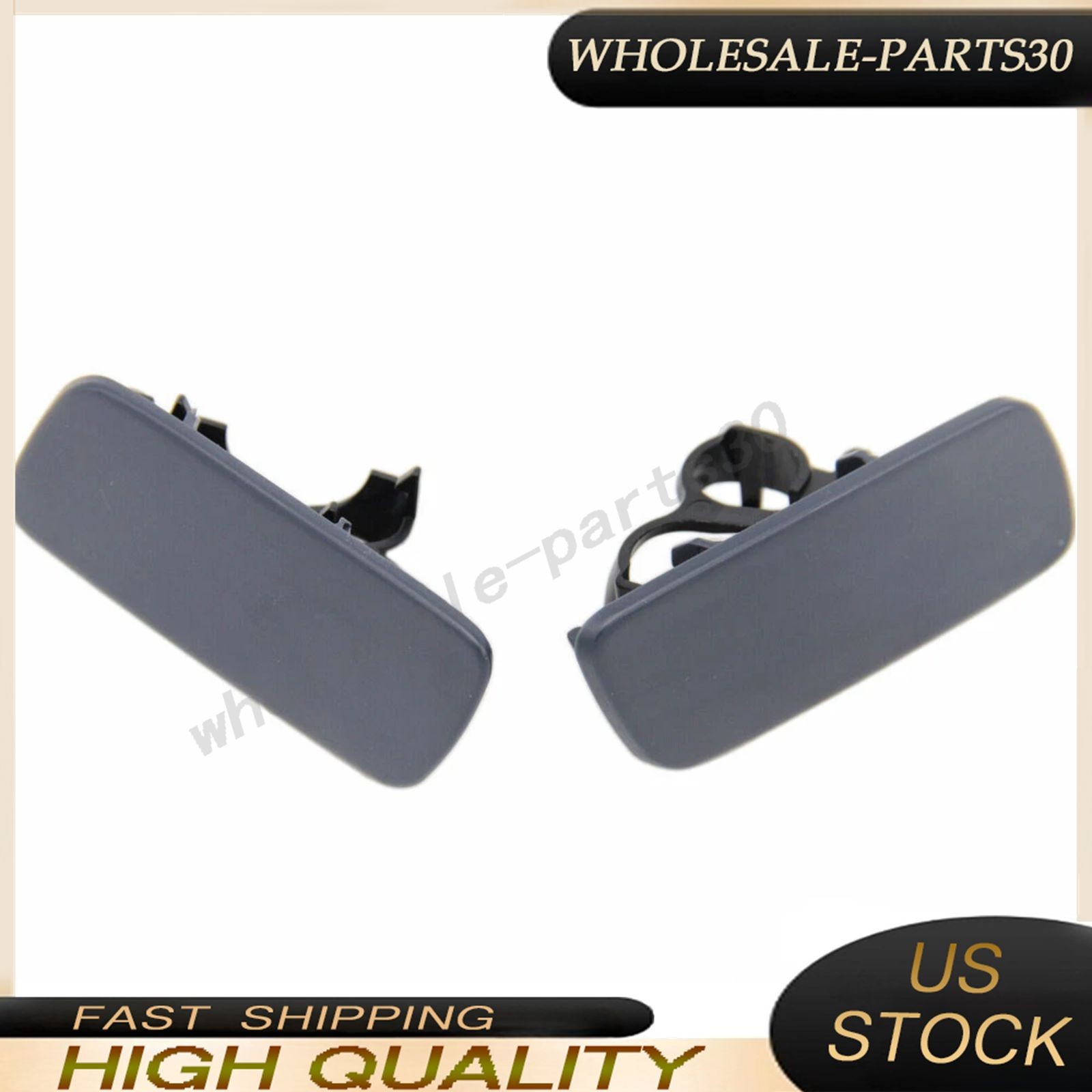 Front Driver & Pass Headlamp Washer Cover For 10-18 Rolls-Royce Ghost 61677244