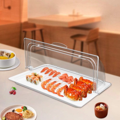 Servierständer Dessertständer Tablett Tellerkasten mit Deckel für Speisenbuffet - Bild 8 von 22