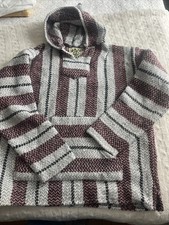 Baja Joe Hoodie Authentic Mexican Baja Hippie Size Adult L
