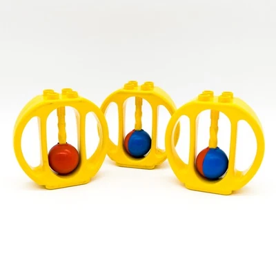 LEGO DUPLO Primo Rasseln gelb 3er Set Babyspielzeug - Bild 1 von 2
