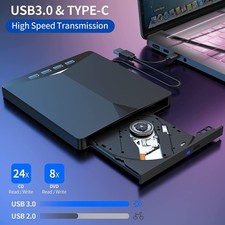 7 IN1 BD Burner External Drive Blue Ray Burner BD-RW BD DVD RW Disc Writer V 